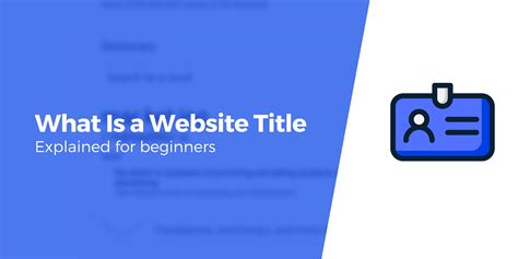 How to Find a Website Title: A Journey into Digital Domain Discovery